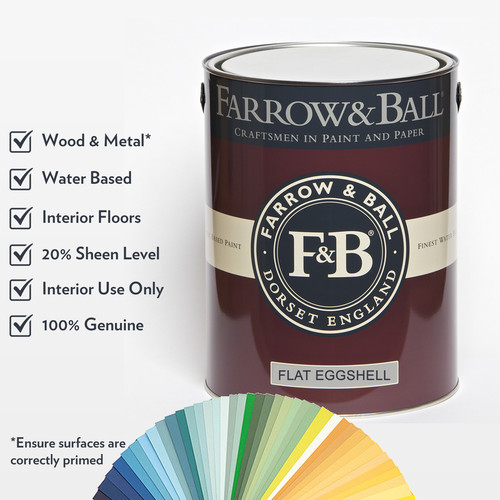 Farrow ball flat eggshell - &,